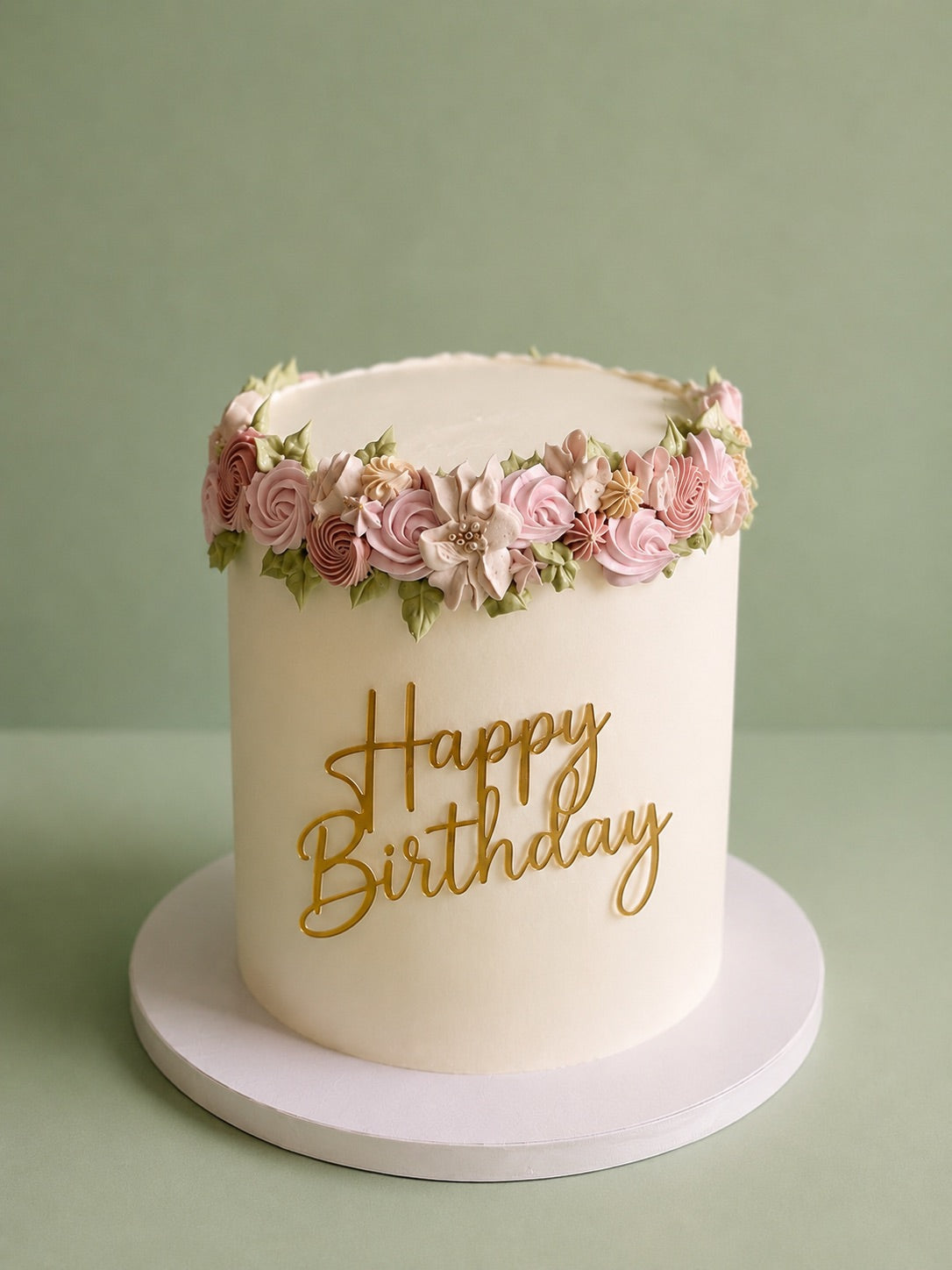 Buttercream Florals Cake