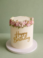 Buttercream Florals Cake