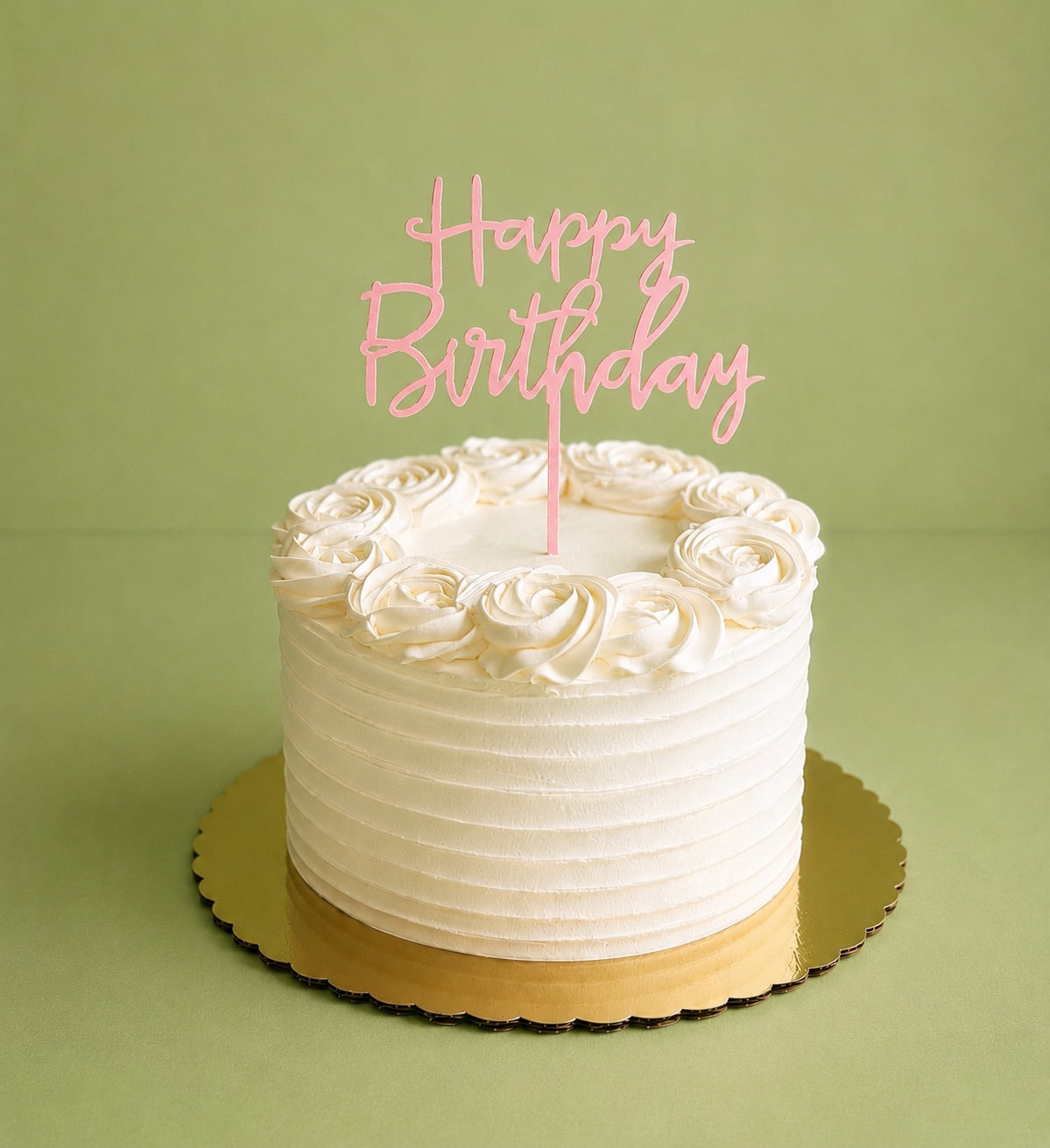 Happy Birthday Banner Pink