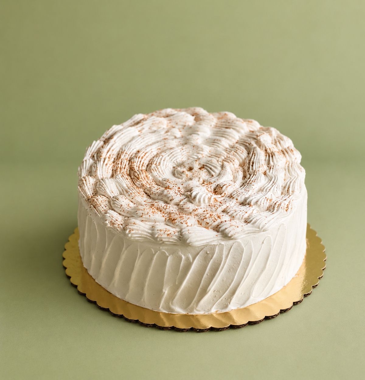 Snickerdoodle travel-size Dominican cake with cinnamon cream, dulce de leche and suspiro by Casa Gioia Miami