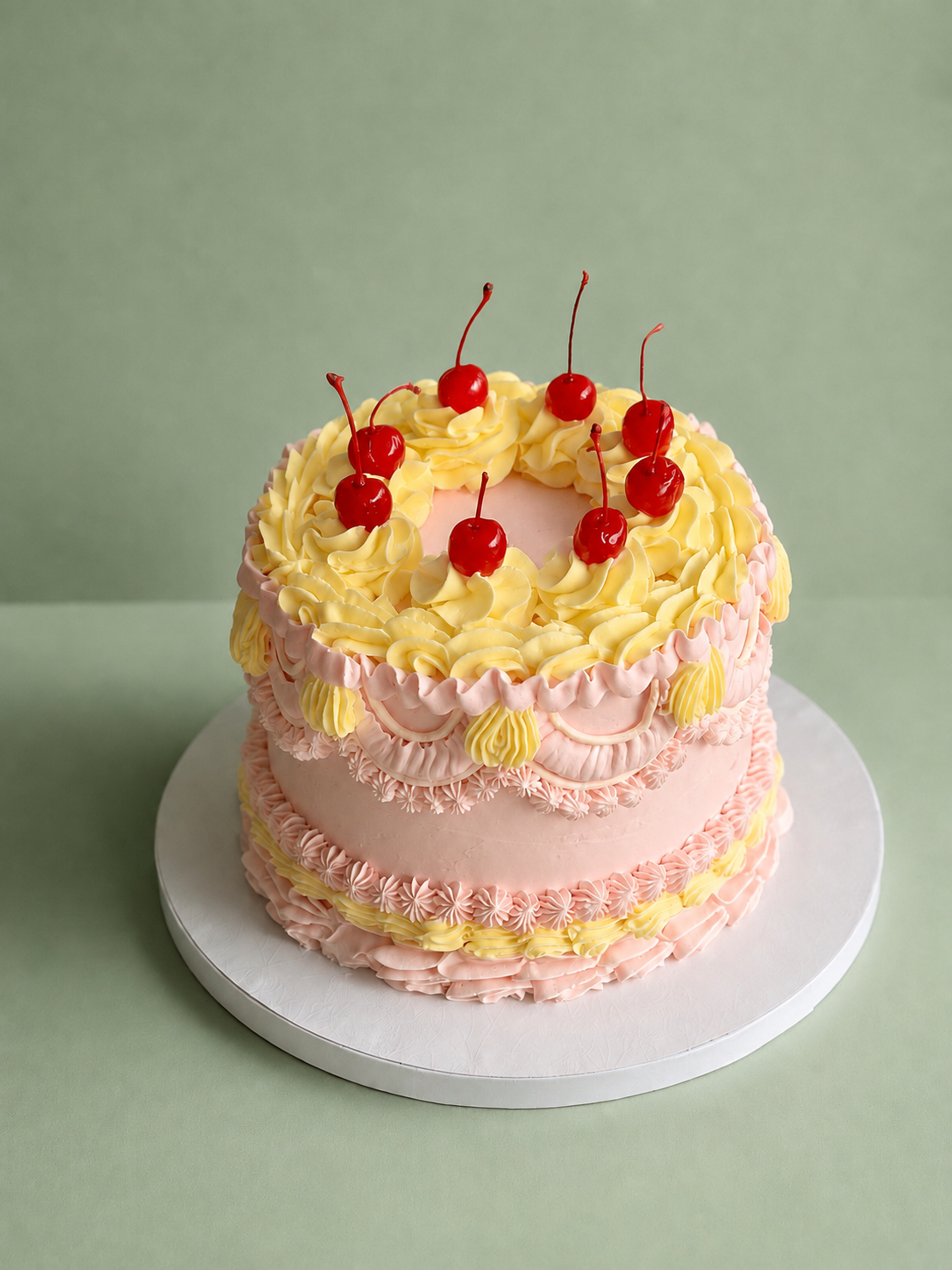 Vintage Pastel & Cherries
