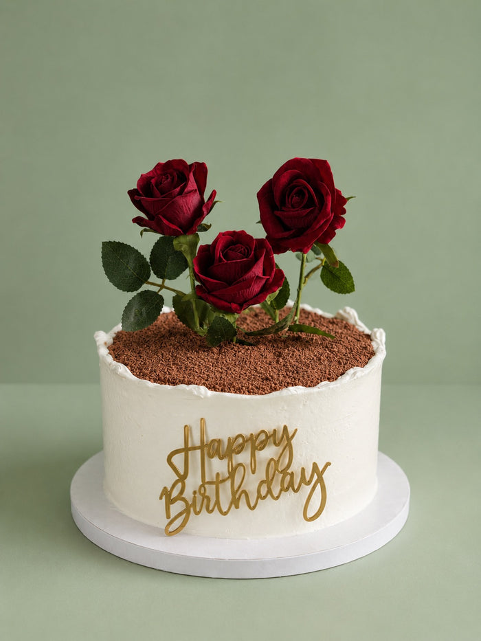 rose garden Dominican cake Miami Casa Gioia